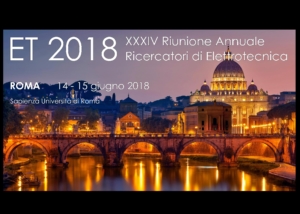ET 2018 XXXIV Riunione Annuale dei Ricercatori di Elettrotecnica | Symposia eventi scientifici